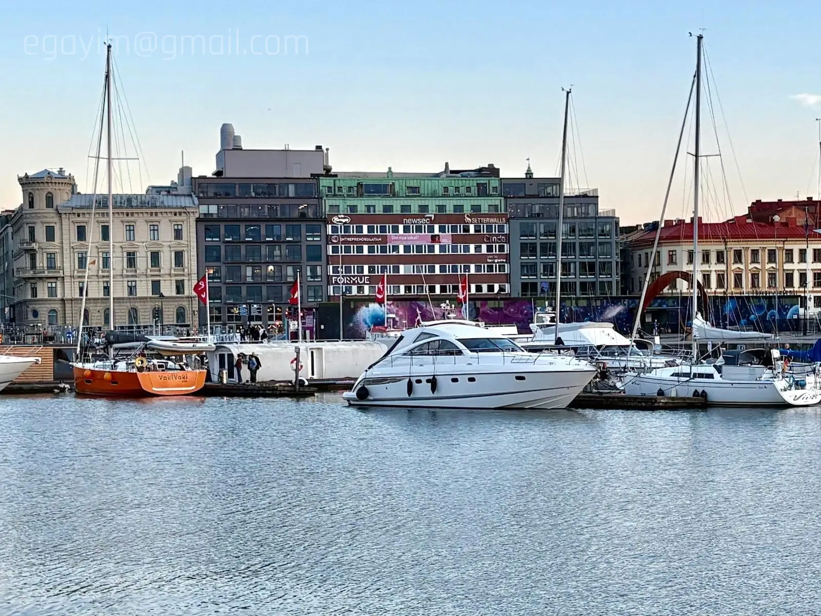 Gothenburg waterfront views from Göta älv